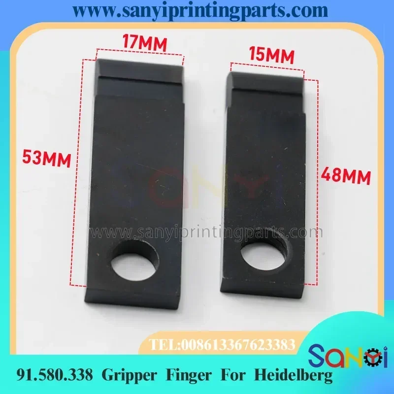 2 Piece For Heidelberg SM102 CD102 91.580.338 Gripper Finger Printing Machine Parts
2 Piece For Heidelberg SM102 CD102 91.580.338 Gripper Finger Printing Machine Parts