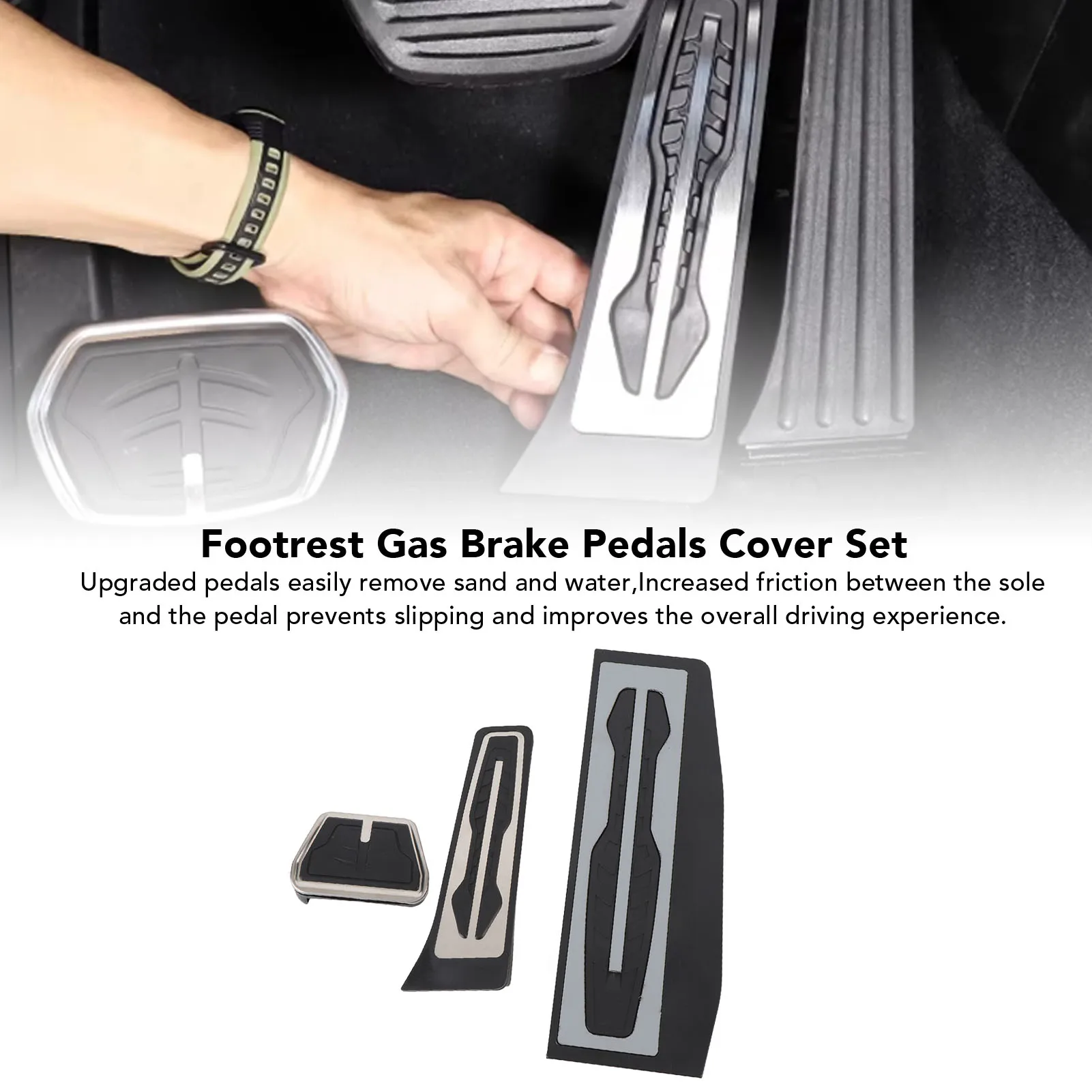 Набор чехлов на педали газового тормоза на подставке для ног, противоскользящий резиновый чехол для F20 F21 F40 E30 E36 E46 E90 E91 E92 E93 F31 G20 G21 Чехол на педаль подставки для ног
Набор чехлов на педали газового тормоза на подставке для ног, противоскользящий резиновый чехол для F20 F21 F40 E30 E36 E46 E90 E91 E92 E93 F31 G20 G21 Чехол на педаль подставки для ног