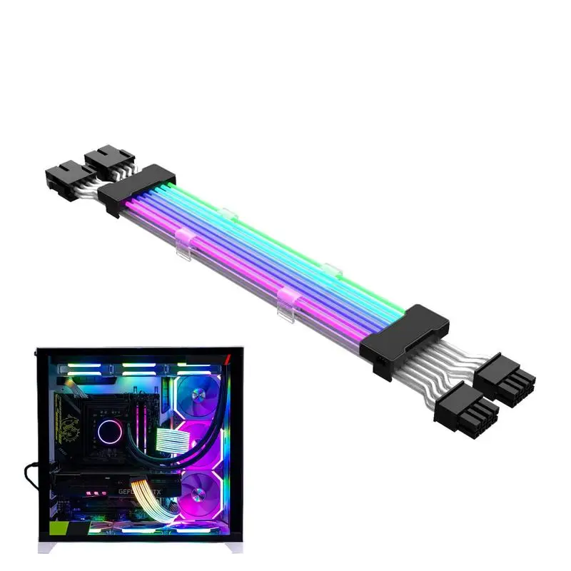 RGB Power Supply Cables Cable With 16.8 Million Color Addressable RGB Components For RGB Software From All Major Motherboard
RGB Power Supply Cables Cable With 16.8 Million Color Addressable RGB Components For RGB Software From All Major Motherboard