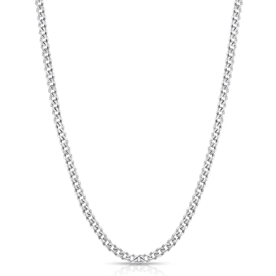 Fiusem 3.5mm Cuban Lk Chas for Men, Silver Tone/Black/14K Gold Plated Staless Steel Necklace Cha, Mens Necklace
Fiusem 3.5mm Cuban Lk Chas for Men, Silver Tone/Black/14K Gold Plated Staless Steel Necklace Cha, Mens Necklace