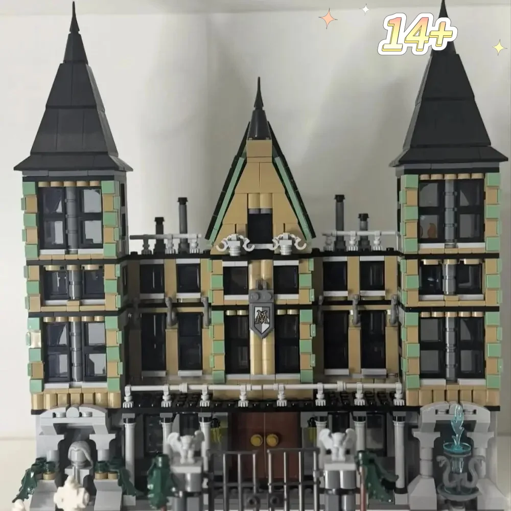 Classic Movies Home Decor 1601PCS Malfoy Manor Modular Building Blocks Assembled Model Bricks Magical Toys Party Holiday Gifts
Classic Movies Home Decor 1601PCS Malfoy Manor Modular Building Blocks Assembled Model Bricks Magical Toys Party Holiday Gifts