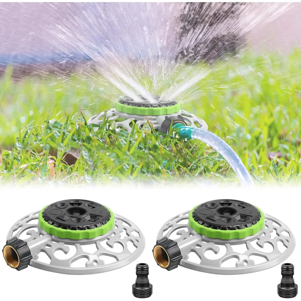 2 pcs 8 pattern stationary water sprinkler turret pattern sprinkler with metal decorative base automatic sprinklers for yard sma
2 pcs 8 pattern stationary water sprinkler turret pattern sprinkler with metal decorative base automatic sprinklers for yard sma