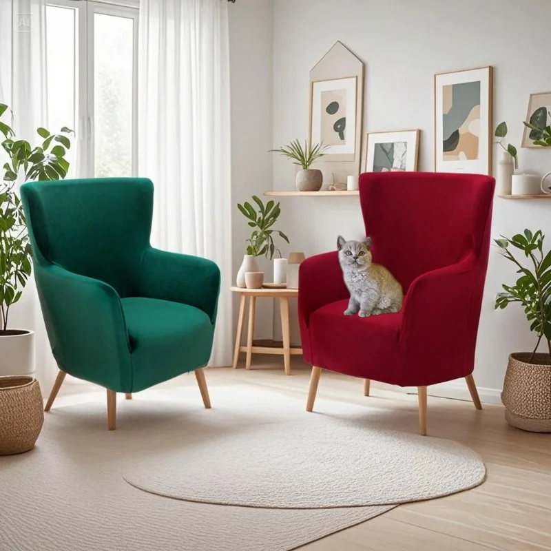 Super Soft Velvet Armchair Slipcover Accent Chair Covers with Arms High Back Single Armchair Furniture Protector Banquet Office
Super Soft Velvet Armchair Slipcover Accent Chair Covers with Arms High Back Single Armchair Furniture Protector Banquet Office