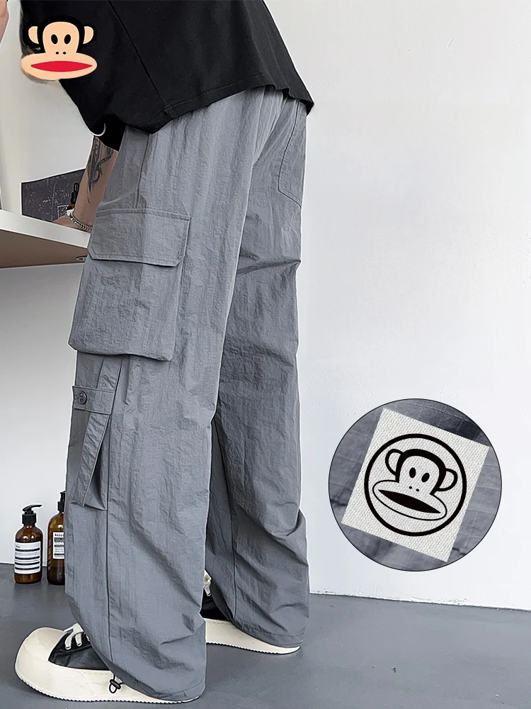 Мужские брюки-карго Paul Frank: весенне-осенние, повседневные, для активного отдыха, американского стиля, функциональные, свободного кроя, прямые штаны
Мужские брюки-карго Paul Frank: весенне-осенние, повседневные, для активного отдыха, американского стиля, функциональные, свободного кроя, прямые штаны