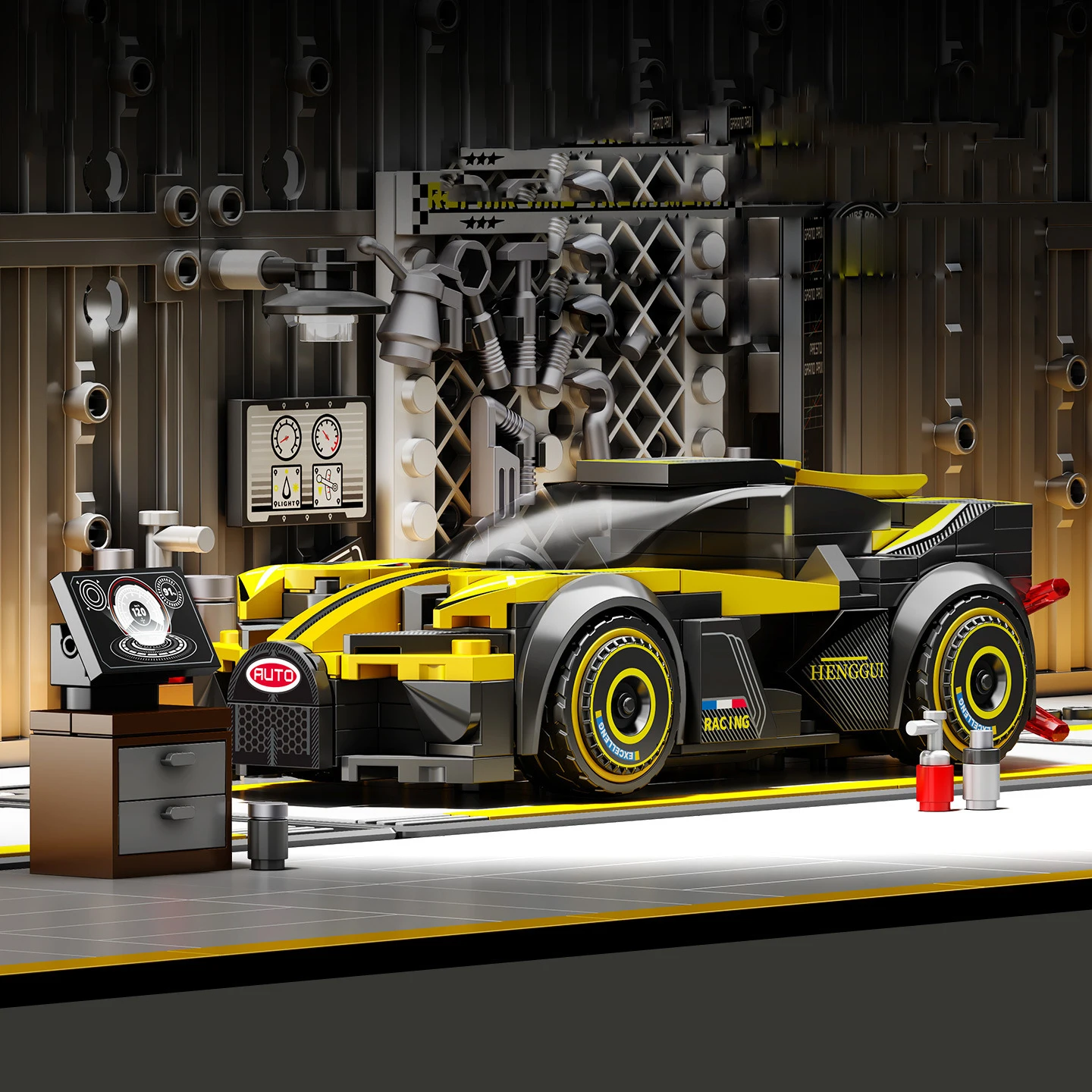 Скоростной суперкар Строительный блок Lemans Racing Brick Супер спортивный автомобиль 720S Bolide Solus GT Игрушки со сцены гаража для подарков Bosy
Скоростной суперкар Строительный блок Lemans Racing Brick Супер спортивный автомобиль 720S Bolide Solus GT Игрушки со сцены гаража для подарков Bosy