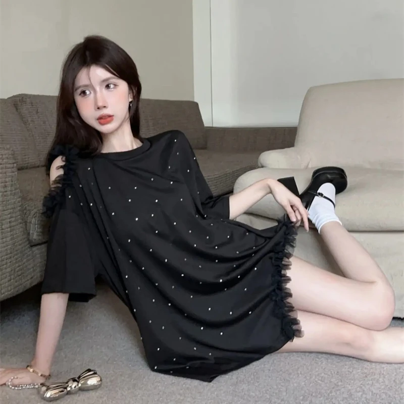 Off Shoulder T Shirt for Women Baggy Woman Tops Korean Reviews Many Clothes Y2k Vintage Trending Clothing Popular Tee Elegant
Off Shoulder T Shirt for Women Baggy Woman Tops Korean Reviews Many Clothes Y2k Vintage Trending Clothing Popular Tee Elegant