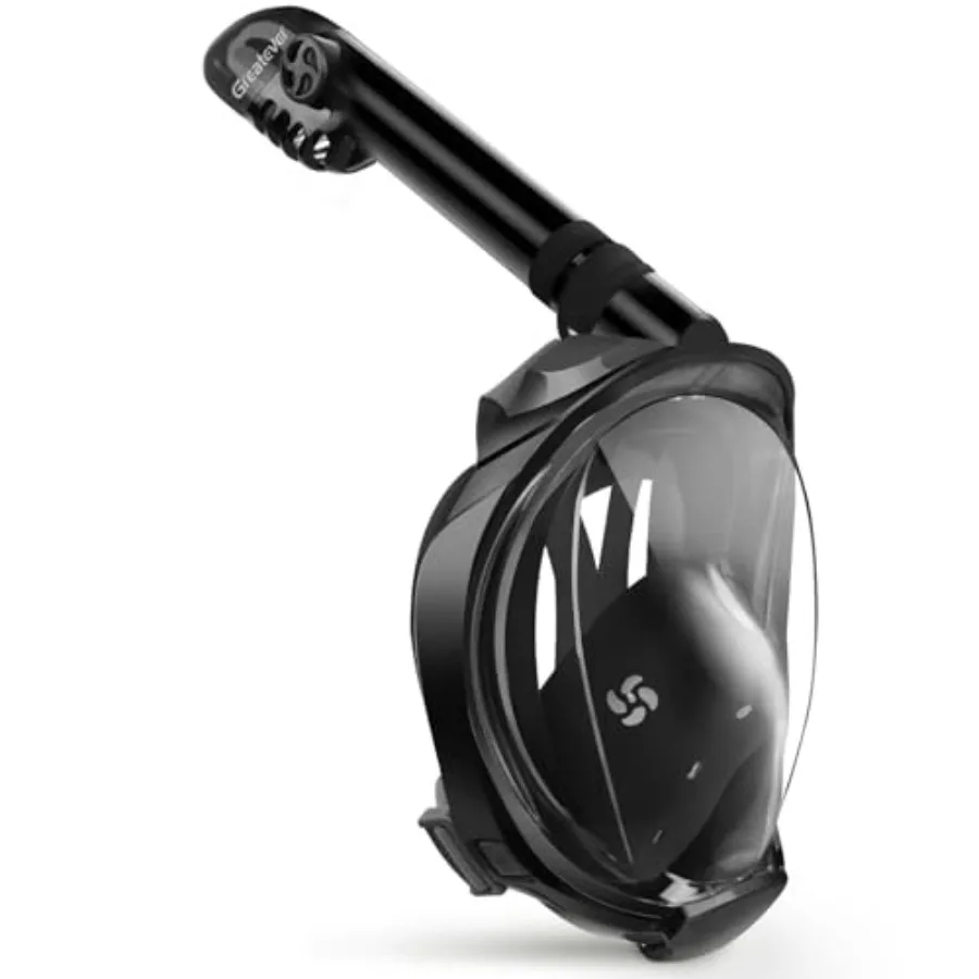 G2 Full Face Snorkel Mask with Latest Dry Top System, Foldable 180 Degree Panoramic View Snorkeling Mask with Camera Mount, Saf
G2 Full Face Snorkel Mask with Latest Dry Top System, Foldable 180 Degree Panoramic View Snorkeling Mask with Camera Mount, Saf