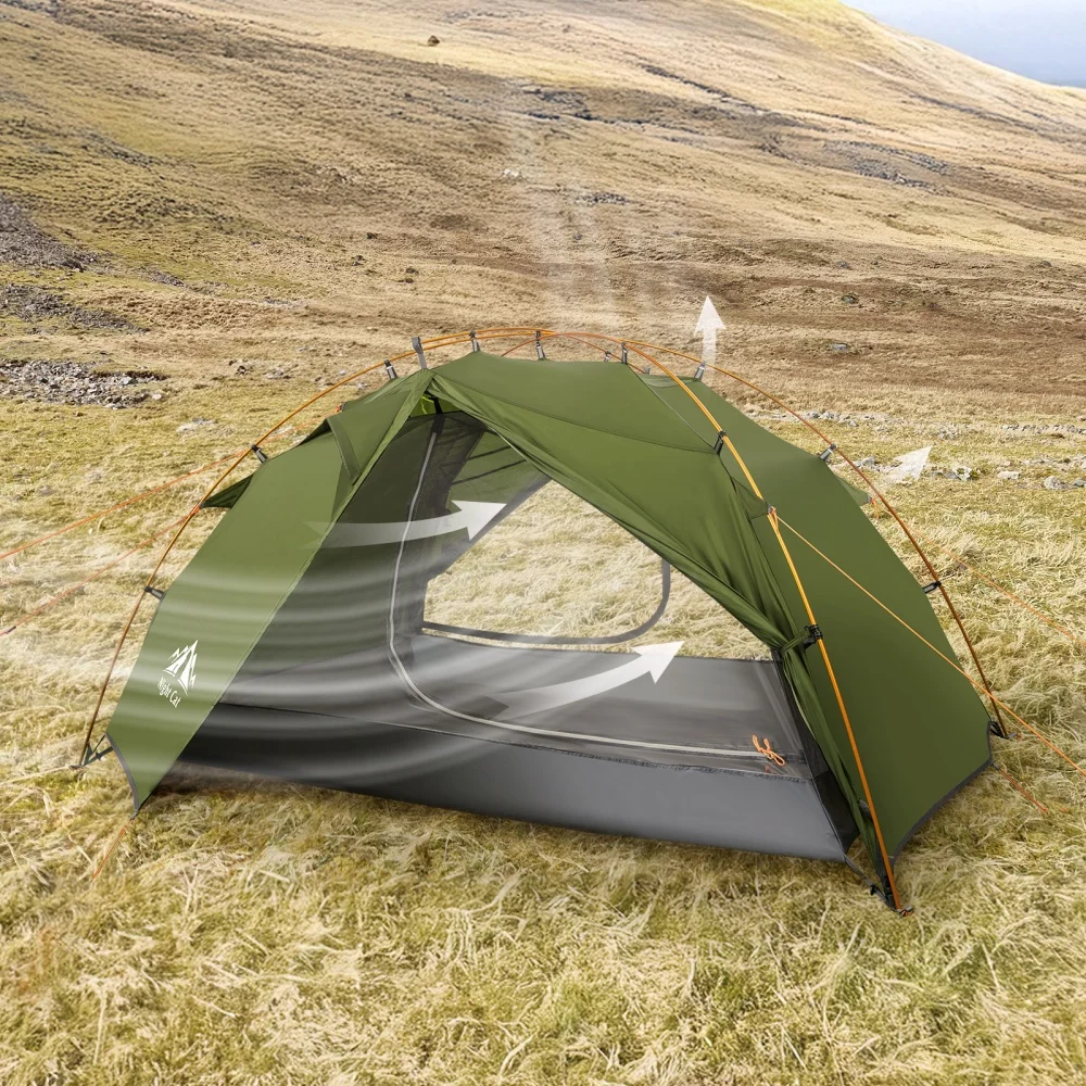 Night Cat Backpacking Tent 2 Person Lightweight Camping Tent with Foldable Pole, Lightweight Fast Setup Double Layers Waterproof Ultralight Tent Compact 7x4.4ft - Two Doors
Night Cat Backpacking Tent 2 Person Lightweight Camping Tent with Foldable Pole, Lightweight Fast Setup Double Layers Waterproof Ultralight Tent Compact 7x4.4ft - Two Doors