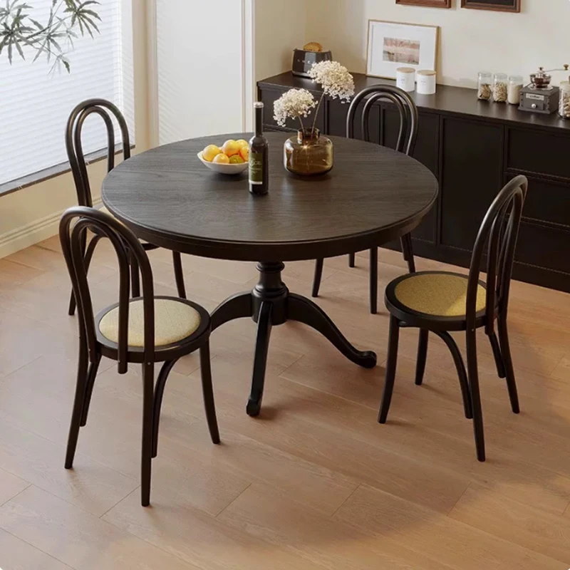 !@Apartment Home Furniture French Style Retro 4 Seater Solid Wood Dining Table Designs Wooden Round Dinner Table
!@Apartment Home Furniture French Style Retro 4 Seater Solid Wood Dining Table Designs Wooden Round Dinner Table