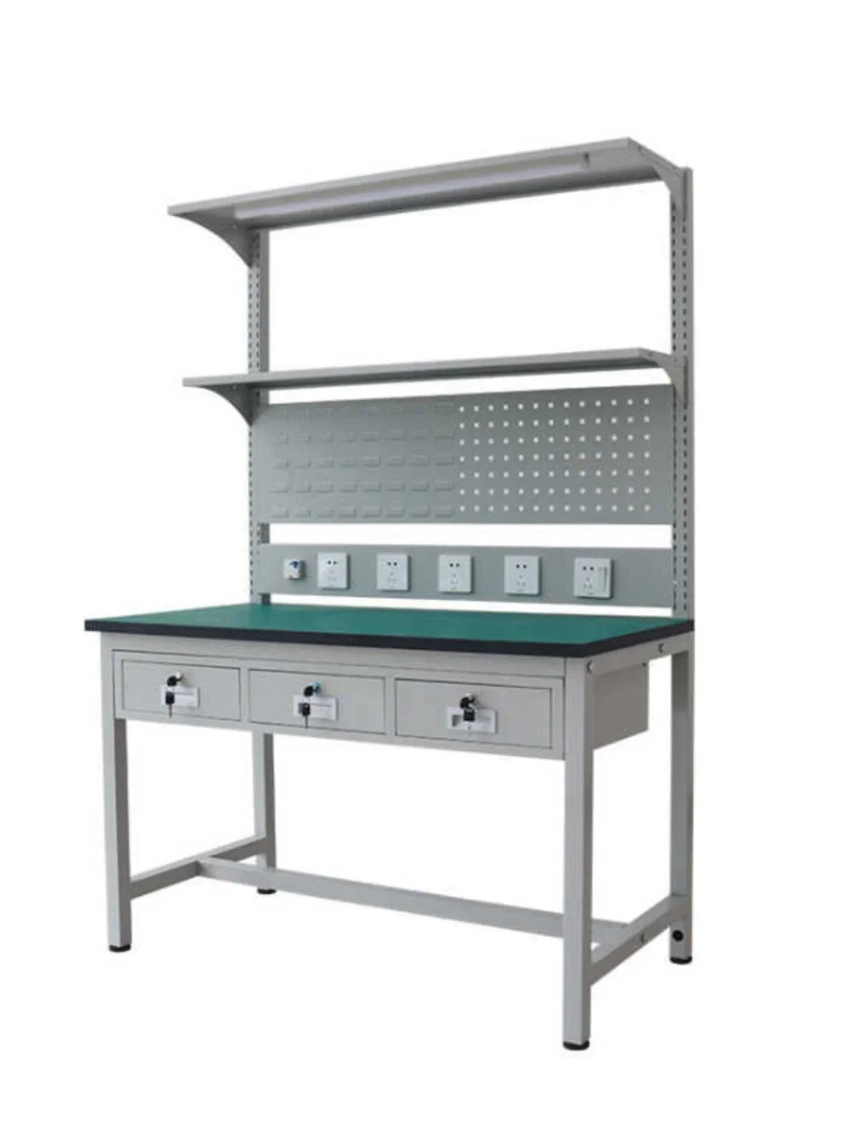 Anti-static workbench hanging board with lamp factory console workshop inspection table
Anti-static workbench hanging board with lamp factory console workshop inspection table