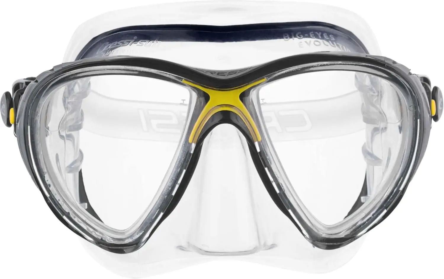 Scuba Diving Mask with Angled Teardrop Lenses for Improved Downward Vision, High-Clarity Optics, and Enhanced Peripheral Sight
Scuba Diving Mask with Angled Teardrop Lenses for Improved Downward Vision, High-Clarity Optics, and Enhanced Peripheral Sight