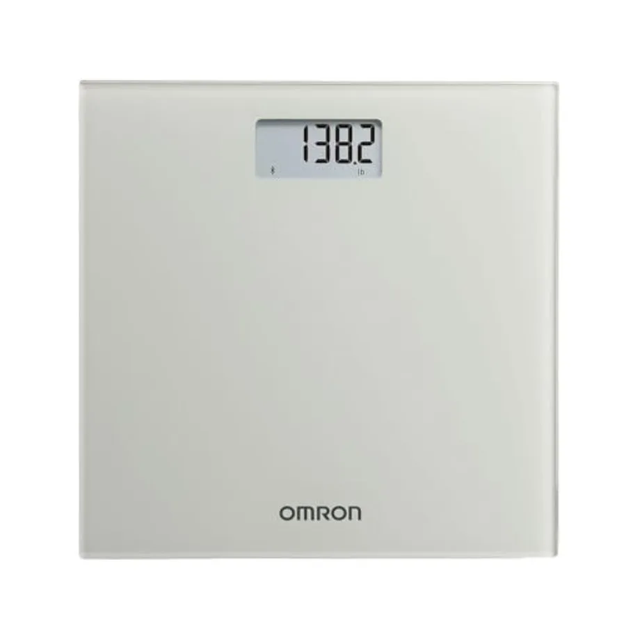 Digital Scale with Bluetooth Connectivity for home use - ABS plastic - Light Gray - 330 lb capacity and app integration
Digital Scale with Bluetooth Connectivity for home use - ABS plastic - Light Gray - 330 lb capacity and app integration