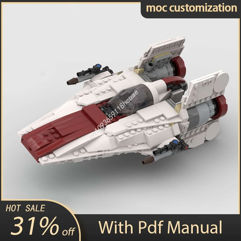 Moc-75402 Star Battle Attack Shuttle A-Wing Republic Gunship Модель Starfighter Строительные блоки Креативная сборка Кирпичи Игрушка в подарок
Moc-75402 Star Battle Attack Shuttle A-Wing Republic Gunship Модель Starfighter Строительные блоки Креативная сборка Кирпичи Игрушка в подарок