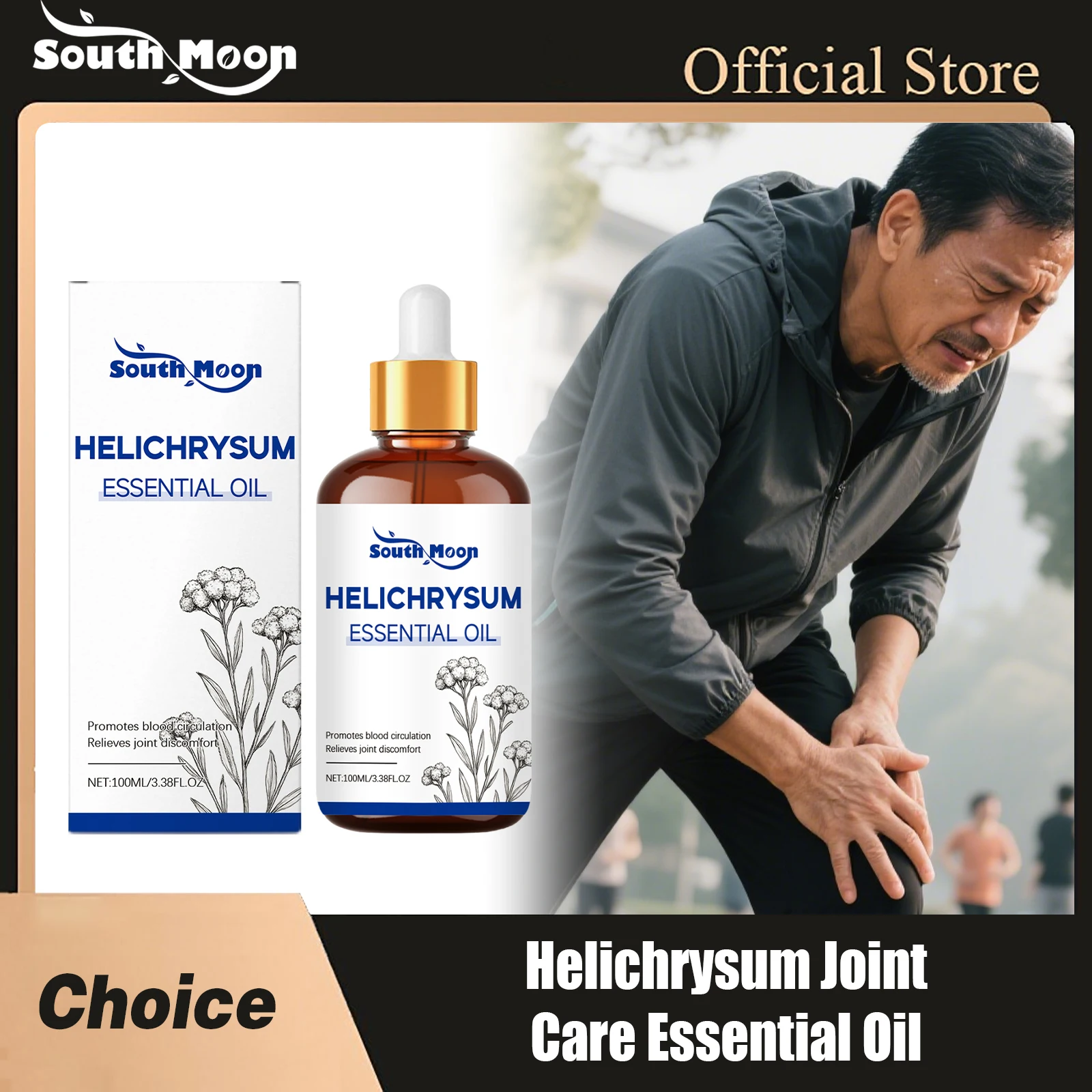 South Moon Helichrysum Joint Care Essential Oil Sooth Pain Therapy Arthritis Repair Damaged Massage Body Bone Treatment Essences
South Moon Helichrysum Joint Care Essential Oil Sooth Pain Therapy Arthritis Repair Damaged Massage Body Bone Treatment Essences