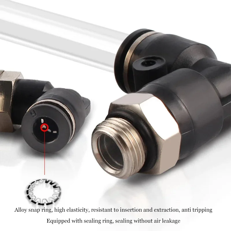 Pneumatic Mini Quick Connect Elbow Fitting PL Thread M3/M5/M6 for 3/4/5/6mm Tubing Air Compressor DIY Automation Quick Joint
Pneumatic Mini Quick Connect Elbow Fitting PL Thread M3/M5/M6 for 3/4/5/6mm Tubing Air Compressor DIY Automation Quick Joint