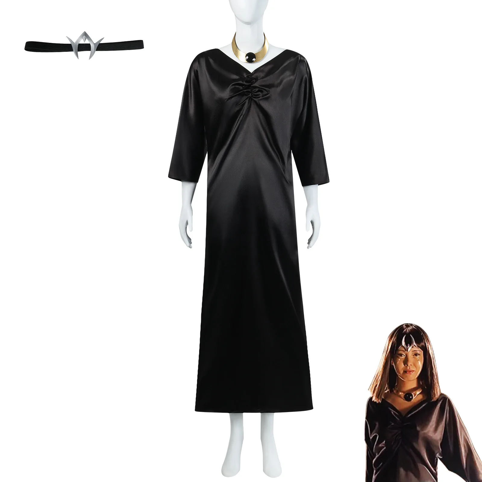 New Arrival Anime Camearra Cosplay Costume,2D Role-Play Outfit,Black Dress Headwear Neckwear Full Set Halloween Party Suit Women
New Arrival Anime Camearra Cosplay Costume,2D Role-Play Outfit,Black Dress Headwear Neckwear Full Set Halloween Party Suit Women