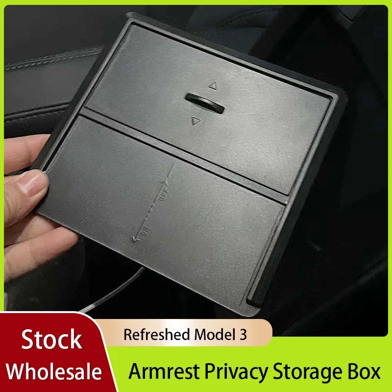 Center Console Hidden Storage Box For Tesla Model 3 Highland 2024 Armrest Hidden Organizer For Tesla Model 3+ Hidden Storage Box
Center Console Hidden Storage Box For Tesla Model 3 Highland 2024 Armrest Hidden Organizer For Tesla Model 3+ Hidden Storage Box