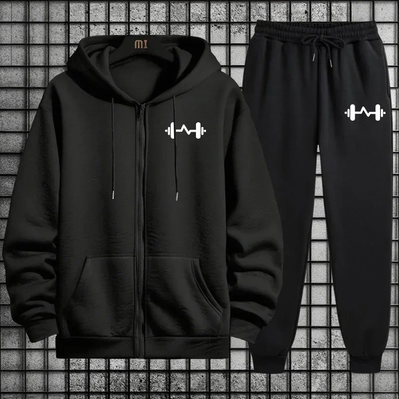 Men's Hooded Sweatshirt Black Sweatpants Gym Fitness Tracksuit Zipper Hoodie 2025 Autumn Winter Daily Casual Sporty Jogging Sui
Men's Hooded Sweatshirt Black Sweatpants Gym Fitness Tracksuit Zipper Hoodie 2025 Autumn Winter Daily Casual Sporty Jogging Sui