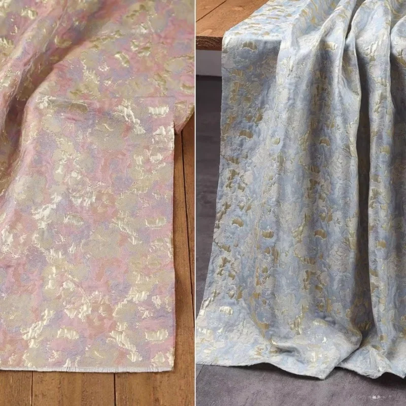 Fragrant gold oil jacquard fabric, three-dimensional texture dress, cardigan, and dress for DIY fabric project.
Fragrant gold oil jacquard fabric, three-dimensional texture dress, cardigan, and dress for DIY fabric project.