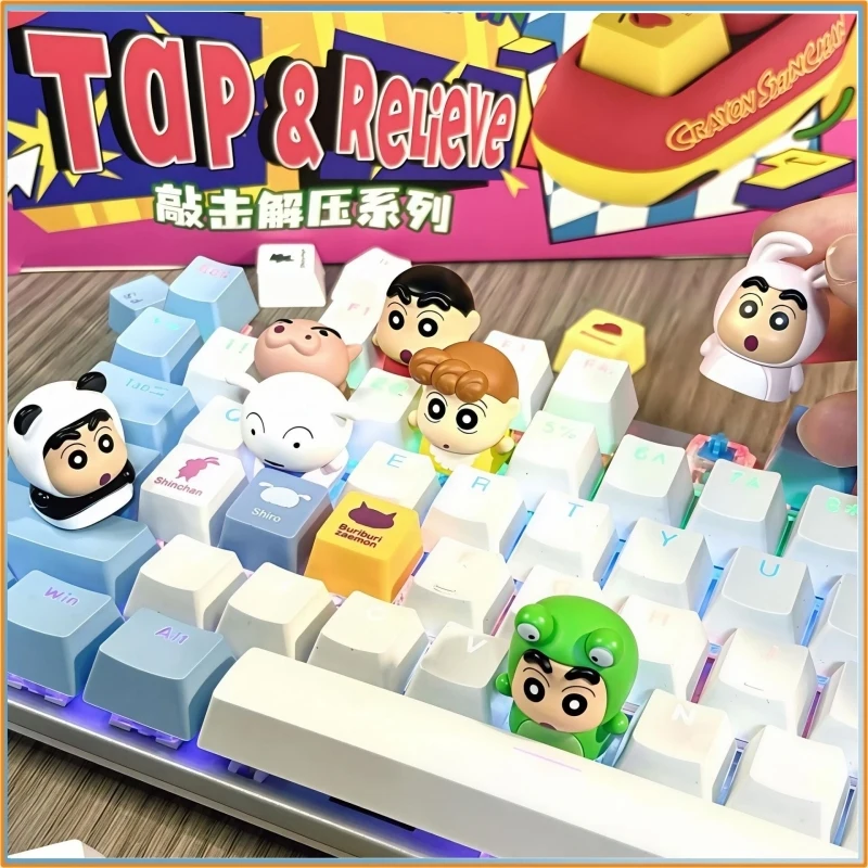 52toys Crayon Shin-Chan Fidget Toy Keycap Blind Box, Mini Figure Keyboard Key, Trendy Decorative Ornament Toy Gift
52toys Crayon Shin-Chan Fidget Toy Keycap Blind Box, Mini Figure Keyboard Key, Trendy Decorative Ornament Toy Gift