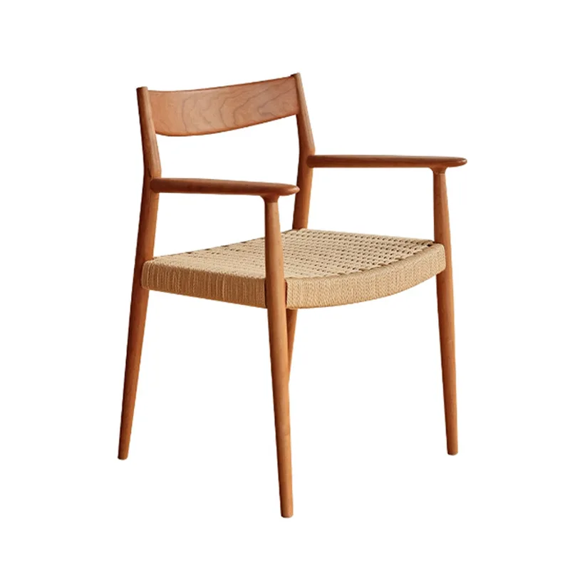 Medieval style solid wood paddle chair rope weaving back chair retro simple armchair wabi sandy wind casual rope weaving chair
Medieval style solid wood paddle chair rope weaving back chair retro simple armchair wabi sandy wind casual rope weaving chair