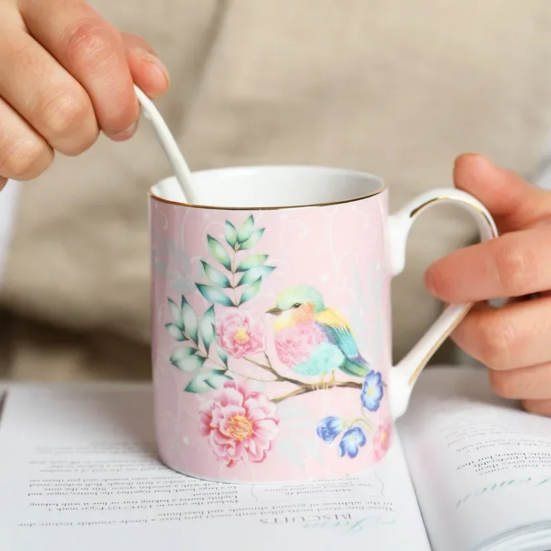 Luxury Nordic Ceramic Tea Mug Cute Mockingbird Coffee Cup Porcelain Couple Cup Office Breakfast Milk Water Cup
Luxury Nordic Ceramic Tea Mug Cute Mockingbird Coffee Cup Porcelain Couple Cup Office Breakfast Milk Water Cup