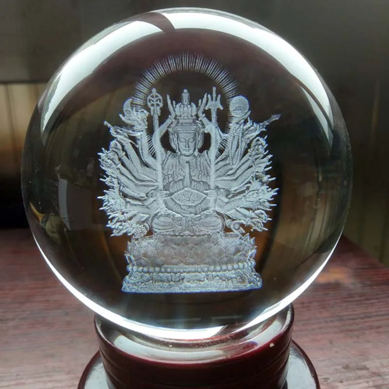 Taoism Buddhist Geomantic omen master talisman HOME company shop Thousand Hands Guan yin buddha Crystal ball FENG SHUI
Taoism Buddhist Geomantic omen master talisman HOME company shop Thousand Hands Guan yin buddha Crystal ball FENG SHUI