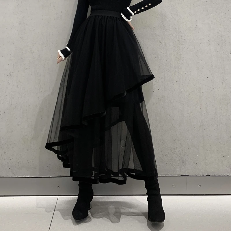 Bla Asymmetrical Me Skirt Women's Puffy Cake Skirt High Waist Slimming Design Sensation f-length Skirt for Autumn Winter
Bla Asymmetrical Me Skirt Women's Puffy Cake Skirt High Waist Slimming Design Sensation f-length Skirt for Autumn Winter