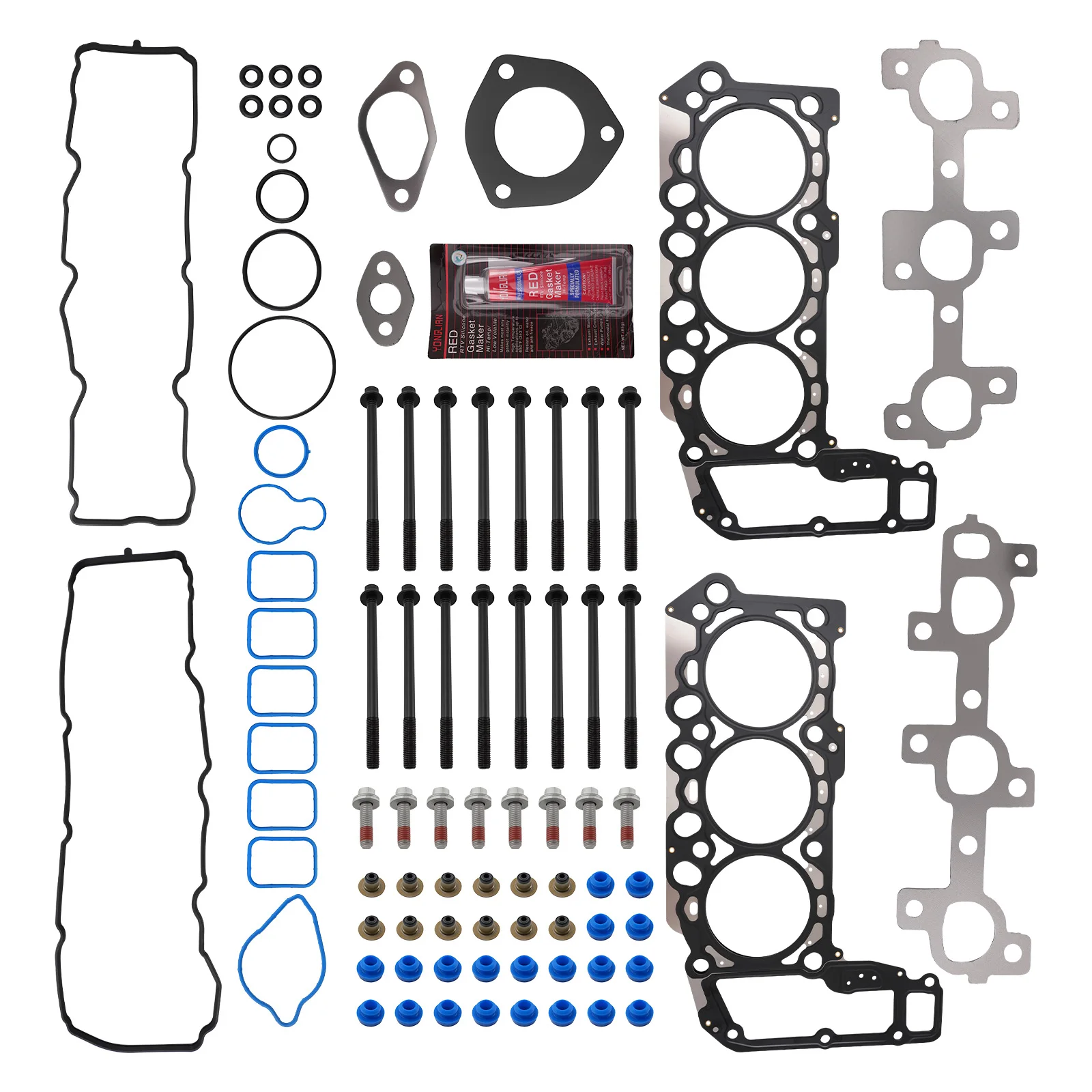 Head Gasket Set Bolts For 05-12 Dodge Dakota Mitsubishi Jeep 3.7L VIN K
Head Gasket Set Bolts For 05-12 Dodge Dakota Mitsubishi Jeep 3.7L VIN K