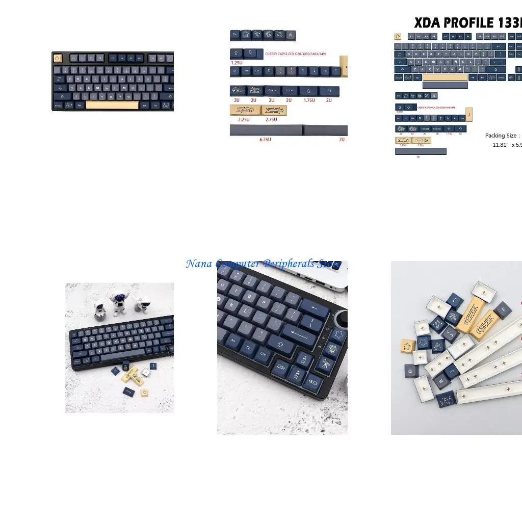 F68C for Key Caps 133-Key Dye Sublimation PBT Keycaps Stargaze XDA Profile for MX Swi
F68C for Key Caps 133-Key Dye Sublimation PBT Keycaps Stargaze XDA Profile for MX Swi