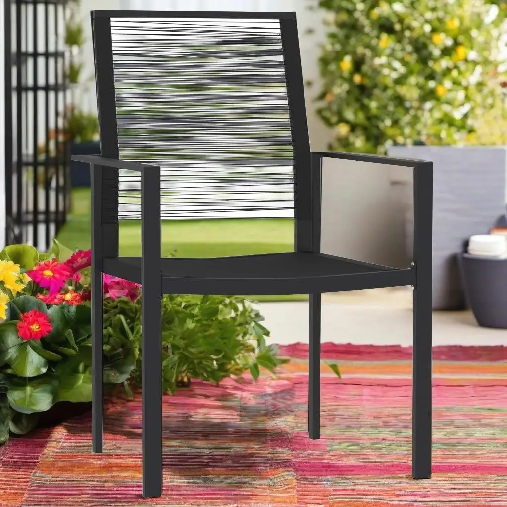 7-Piece Black Patio Dining Set for Outdoor Entertaining - Durable and Stylish Furniture
7-Piece Black Patio Dining Set for Outdoor Entertaining - Durable and Stylish Furniture
