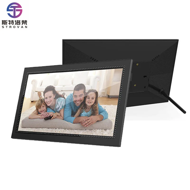 15 inch Android Wifi Frames Big Large Lcd Advertising Digital Photo Frame with App