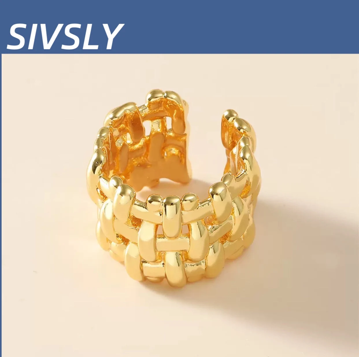 Couple's best-selling model, European and American creative open ring, minimalist fashion, versatile ring, women's trendy joint
Couple's best-selling model, European and American creative open ring, minimalist fashion, versatile ring, women's trendy joint