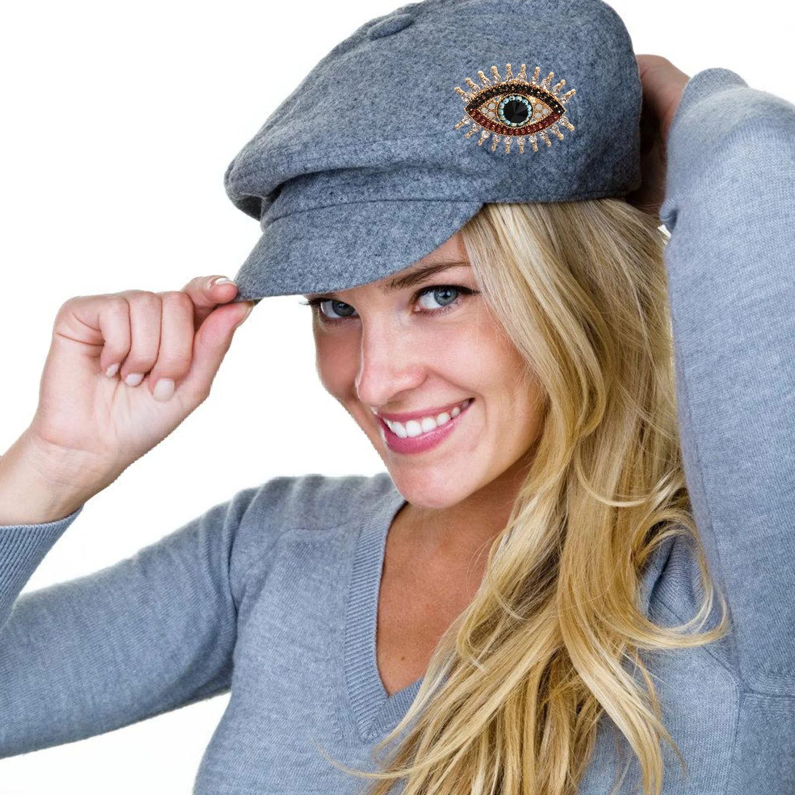 Devil Eye Brooch Pin Crystal Alloy Scarf Shawl Clip Decorative Coat Accessory Portable Elegant Embellishment For Women
Devil Eye Brooch Pin Crystal Alloy Scarf Shawl Clip Decorative Coat Accessory Portable Elegant Embellishment For Women