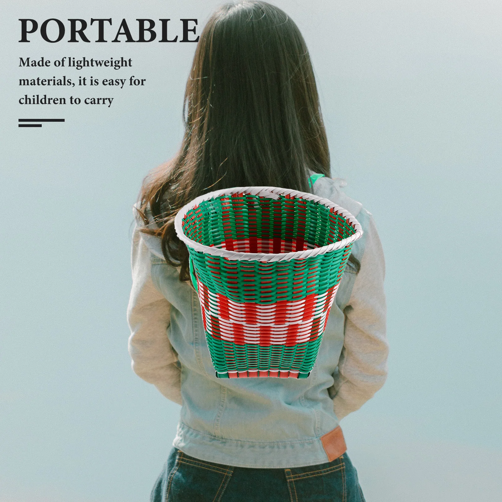 Dance Props Backpack Baskets Children Performance Shelf Plastic Hanging Woven Small Colorful Baby
Dance Props Backpack Baskets Children Performance Shelf Plastic Hanging Woven Small Colorful Baby
