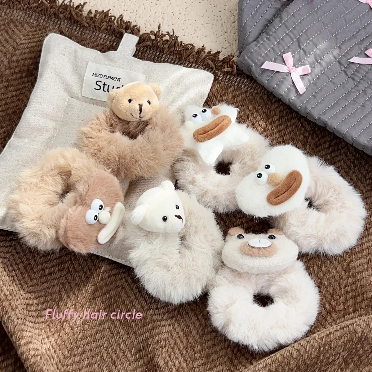 Autumn and winter plush hair band cute funny large intestine ring girl heart hair accessories tie hair rubber band
Autumn and winter plush hair band cute funny large intestine ring girl heart hair accessories tie hair rubber band