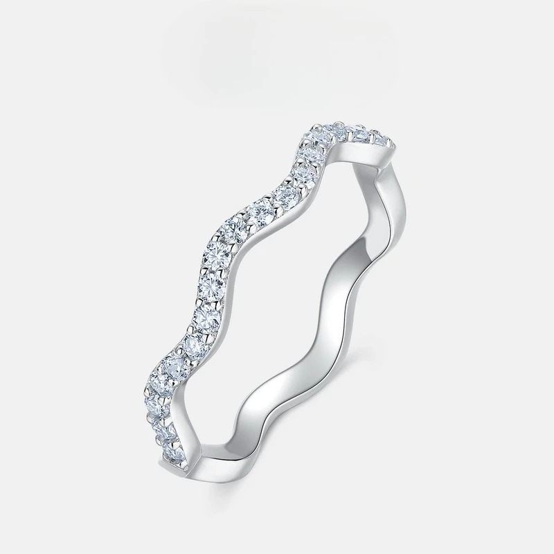 S925 Silver Moissanite Ring for Women, Fashionable, Niche, Personalized, Starry Sky, Ins, Layered, Wavy Index Finger
S925 Silver Moissanite Ring for Women, Fashionable, Niche, Personalized, Starry Sky, Ins, Layered, Wavy Index Finger