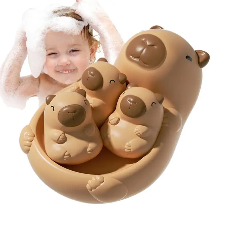 Bath Toys For Kids Capybara Animal Family Floating Tub Toy For Babies Floating Interactive Water Play Capybara Animal For Shower
Bath Toys For Kids Capybara Animal Family Floating Tub Toy For Babies Floating Interactive Water Play Capybara Animal For Shower
