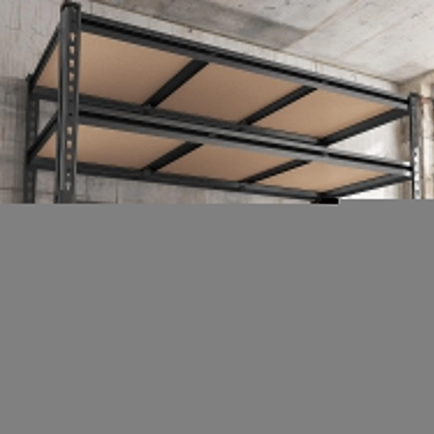 48" W Garage Shelving 3020LBS Storage Shelves 5 Tier Industrial Shelving Adjustable Metal Storage Shelves for, Customized
48" W Garage Shelving 3020LBS Storage Shelves 5 Tier Industrial Shelving Adjustable Metal Storage Shelves for, Customized