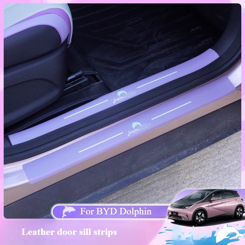 For BYD Dolphin Door Sill Protection Sticker Leather Pedal Protection Sticker Interior Modification Car Anti scratch Strip
For BYD Dolphin Door Sill Protection Sticker Leather Pedal Protection Sticker Interior Modification Car Anti scratch Strip