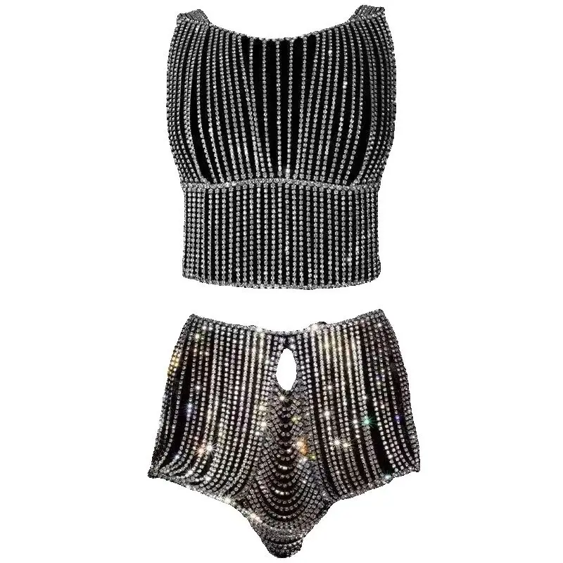 Body Chain Luxury Full Rhinestone Sexy Bra Top Ladies Night Club Party Sparkling Crystal Chest Chain Fine Jewelry Accessories
Body Chain Luxury Full Rhinestone Sexy Bra Top Ladies Night Club Party Sparkling Crystal Chest Chain Fine Jewelry Accessories