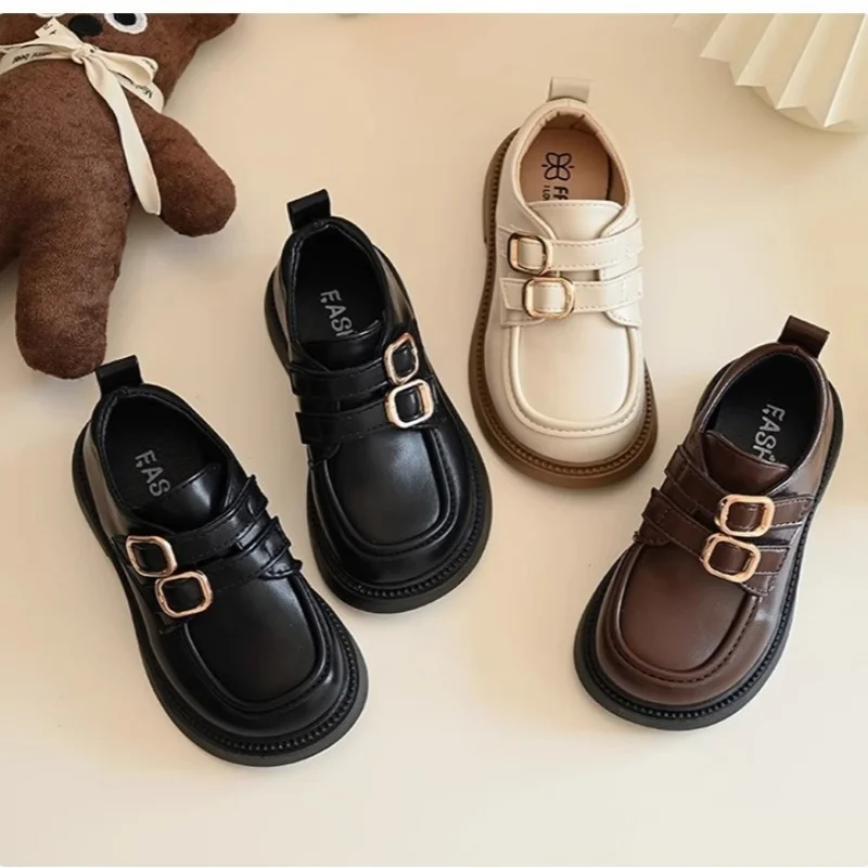 Детские туфли для девочек, кожаные туфли-принцессы, новинка 2025 года, весна-осень, в британском стиле, черные лоферы, модные туфли без каблука
Детские туфли для девочек, кожаные туфли-принцессы, новинка 2025 года, весна-осень, в британском стиле, черные лоферы, модные туфли без каблука