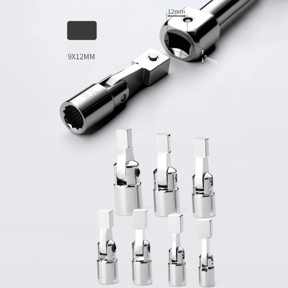 7Pcs 180 Degree Rotatable Interchangeable Head Socket Wrench Set With 8-19mm Detachable Sockets For Confined Space Repair Tool
7Pcs 180 Degree Rotatable Interchangeable Head Socket Wrench Set With 8-19mm Detachable Sockets For Confined Space Repair Tool