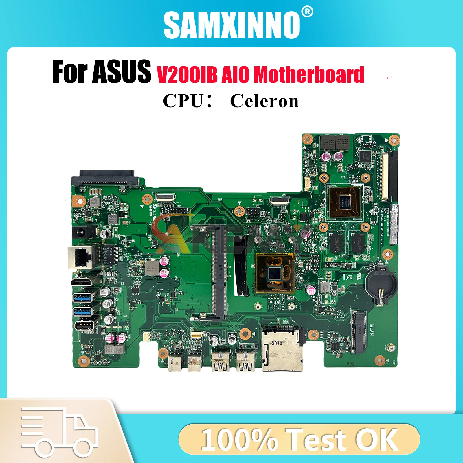 Материнская плата V200IB для ASUS Vivo AiO V200IB V200I, материнская плата с процессором Celeron, 100% тестирование, ОК, быстрая доставка, высокое качество
Материнская плата V200IB для ASUS Vivo AiO V200IB V200I, материнская плата с процессором Celeron, 100% тестирование, ОК, быстрая доставка, высокое качество