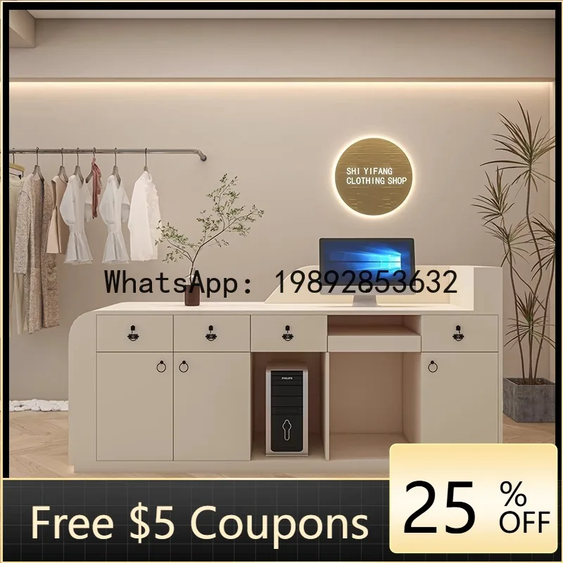 Z3 Cashier Counter Store Commercial Desk Clothing Store Beauty Salon Company Front Desk Reception Desk
Z3 Cashier Counter Store Commercial Desk Clothing Store Beauty Salon Company Front Desk Reception Desk