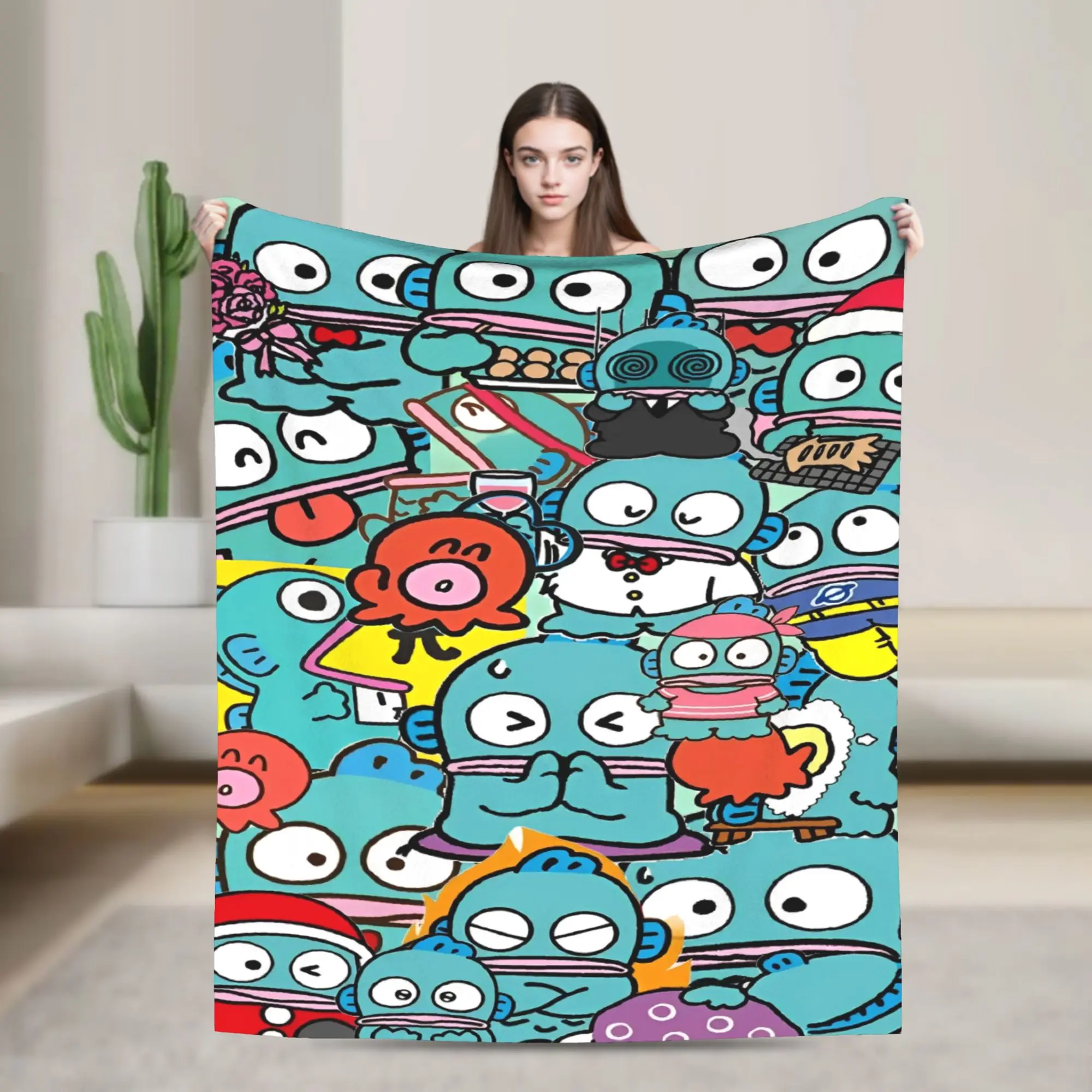 Hangyodon Cartoon Animal Blanket Warm Soft Fashion Plush Throw Blanket For Bedroom Travel Office Flannel Bedspread Bed Cover
Hangyodon Cartoon Animal Blanket Warm Soft Fashion Plush Throw Blanket For Bedroom Travel Office Flannel Bedspread Bed Cover