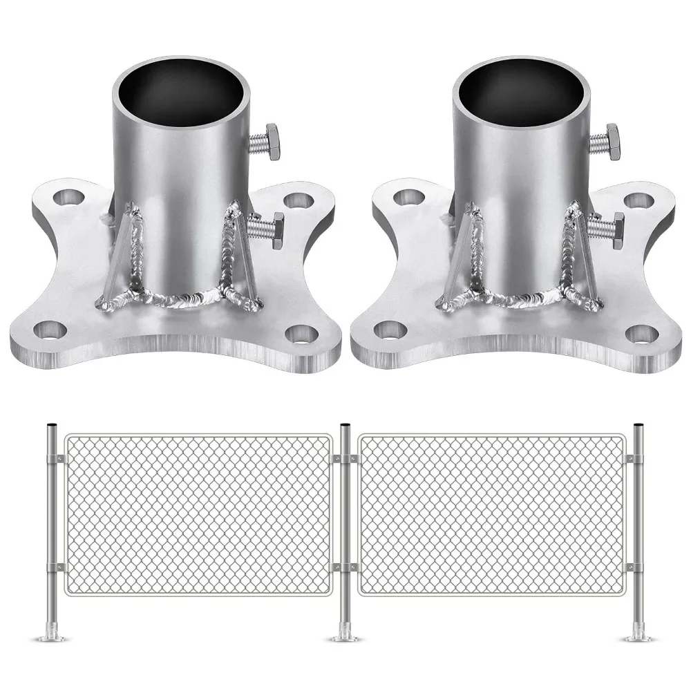 Two Inch Chain Link Fence Post Base Floor Flanges Galvanized Steel for Outdoor Round Pipe Supports
Two Inch Chain Link Fence Post Base Floor Flanges Galvanized Steel for Outdoor Round Pipe Supports