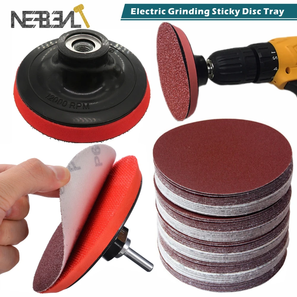 100Pcs 4 Inch Adhesive Sandpaper Discs-Round Hook & Loop Polishing Pads with 60-800 Grit for Electric Grinder Sander
100Pcs 4 Inch Adhesive Sandpaper Discs-Round Hook & Loop Polishing Pads with 60-800 Grit for Electric Grinder Sander
