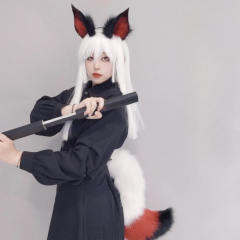 Handmade Furry Fox Tail Ears Kawaii Wolf Dog Tail Cosplay Accessories Party Tail Cosplay White Tibetan Props Performance Props
Handmade Furry Fox Tail Ears Kawaii Wolf Dog Tail Cosplay Accessories Party Tail Cosplay White Tibetan Props Performance Props