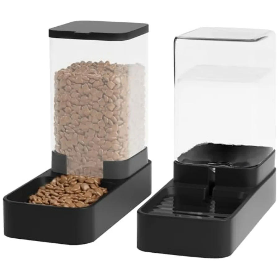 Automatic Cat Feeder and Water Dispenser in Set with Pet Food Bowl, Gravity Dog Waterer and Food Feeder for Small Medium Dog Ca
Automatic Cat Feeder and Water Dispenser in Set with Pet Food Bowl, Gravity Dog Waterer and Food Feeder for Small Medium Dog Ca